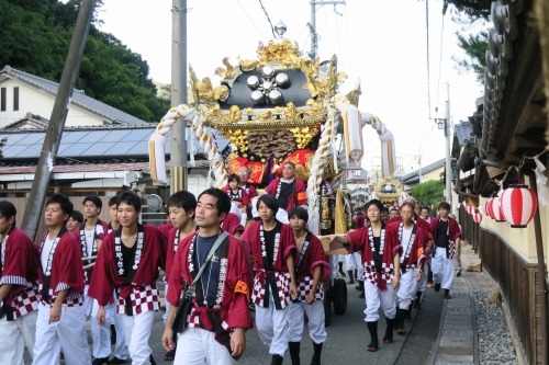 天空の城竹田を散歩|兵庫県朝来市竹田の城下町散歩と秋の神輿お祭り