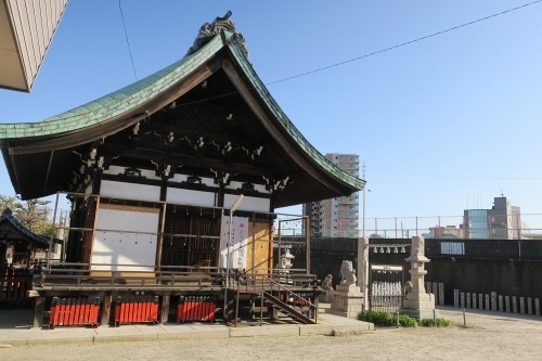 伝法を散歩|旧鴻池本店と豊臣秀吉が文禄の役前に祈願した鴉宮散歩