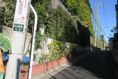 ひぐらし坂(西日暮里四丁目)ひぐらし坂にひぐらしはいるのか検証