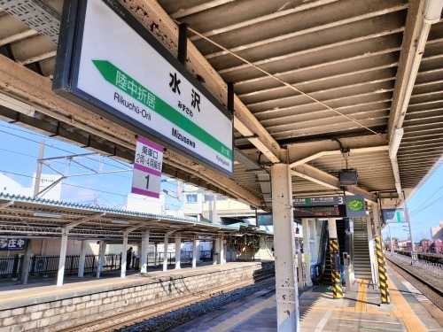 水沢を散歩|