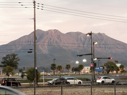 天文館を散歩|老舗山形屋と夕暮れに染まる桜島をみて黒豚とんかつ