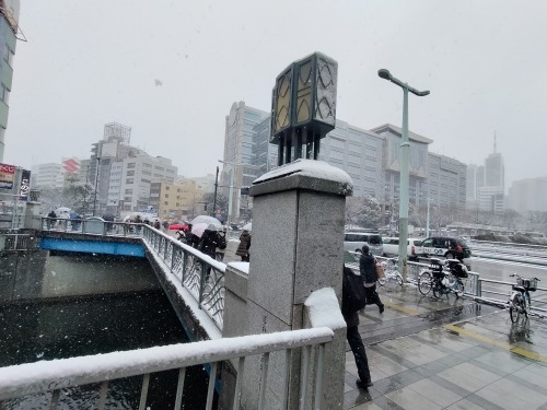 水道橋から散歩|雪降る路地散歩・文豪が住んだ街本郷はどんな街か?